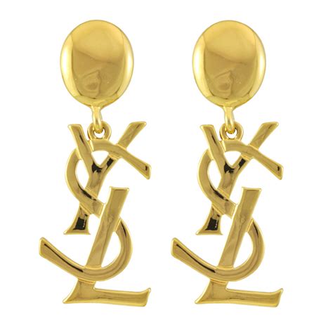 ysl drop down earrings|SAINT LAURENT Earrings for Women .